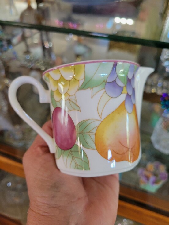 Villeroy & Boch Other - Villeroy & Boch Gallo Frutteto Bone China Creamer Germany 1990's Pretty!
